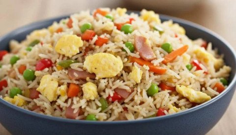 Riz cantonais à la sauce soja