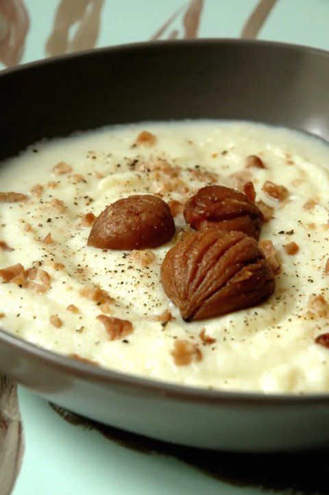 Soupe céleri châtaignes