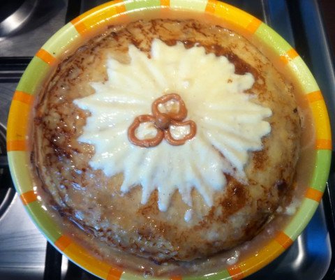 Gâteau de crêpes mascarpone-caramel beurre salé