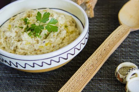 Caviar d'aubergines rapide au micro-ondes