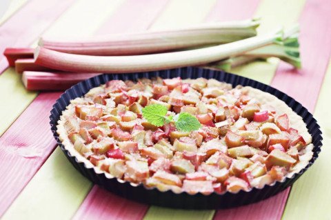 Tarte a la rhubarbe