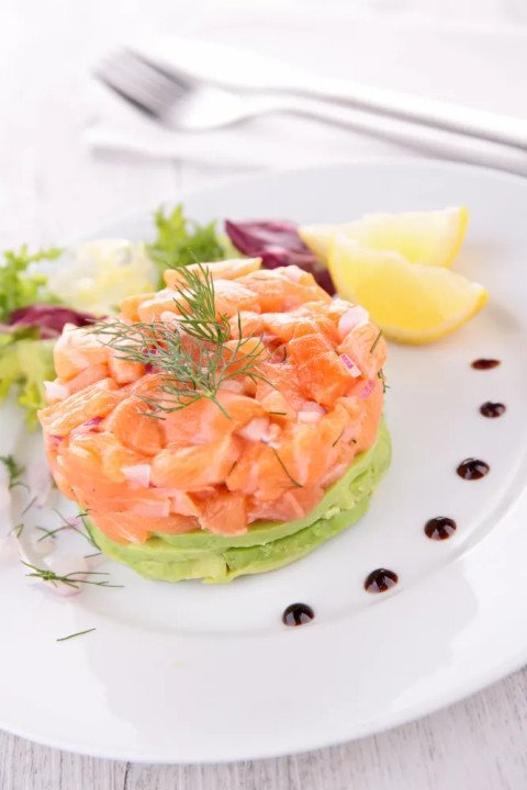 Tartare de saumon (simple)