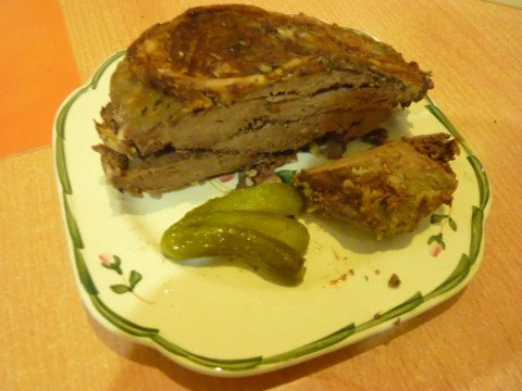 Foie de porc à "l'estoufade"