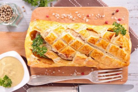 Filet mignon en croûte au jambon