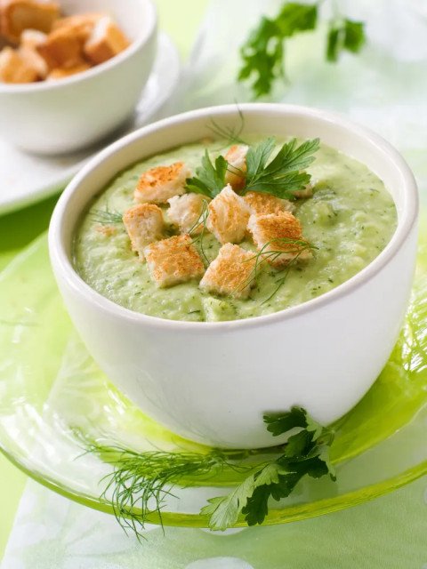 velouté poireaux courgettes