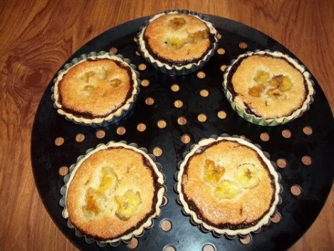 tarte frangipane aux bananes et chocolat