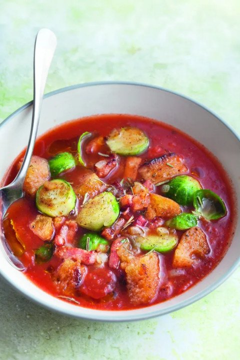 Soupe au choux de Bruxelles