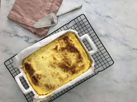 Polenta croque monsieur