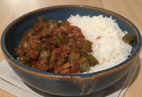 Crevettes aux gombos (Inde)