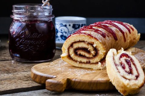 Délicieux roulé fourré