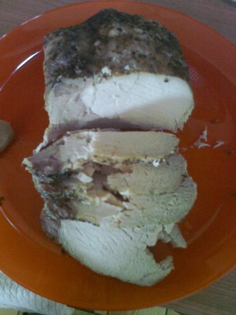 rôti de porc en terrine basse température