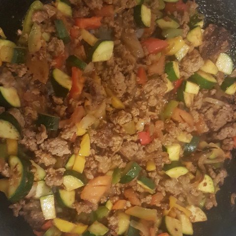 Ratatouille à la Viande Hachée