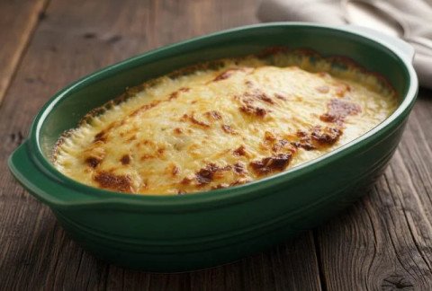 Endives au jambon cru et reblochon.