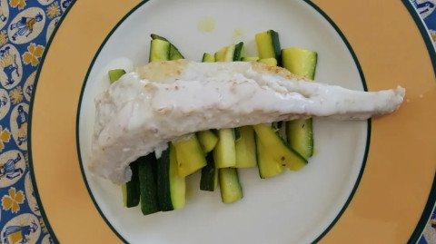 Filets de turbot aux courgettes