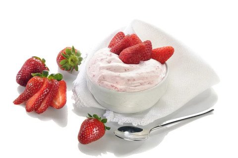 Mousse aux citrons & aux fraises