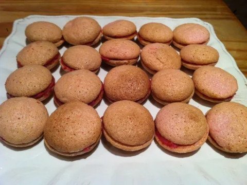 Macarons framboises/myrtilles
