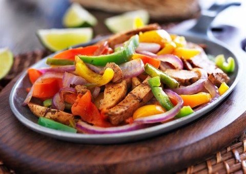 Fajitas de poulet au Monsieur Cuisine