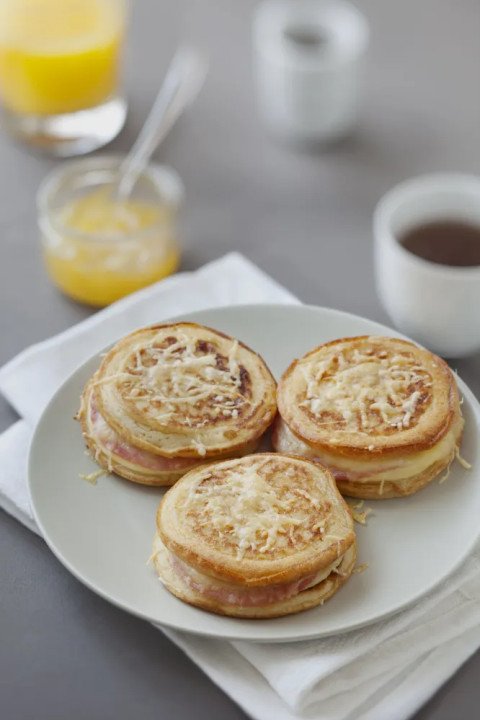 Blinis façon croque-monsieur