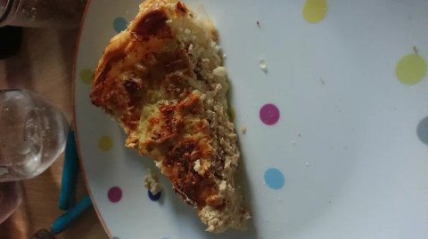 Tarte au thon, riz et curry