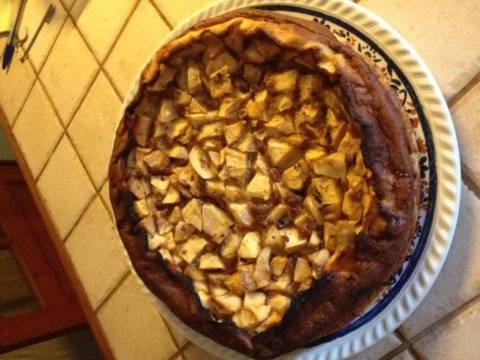 Mini clafoutis pommes-cannelle-choco-fondant