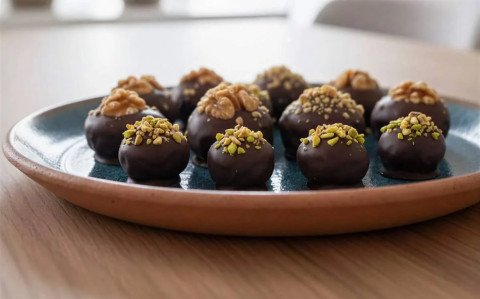 Bonbons de chocolat croustillants