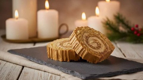 Bûche de Noël au moka