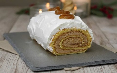 Bûche meringuée