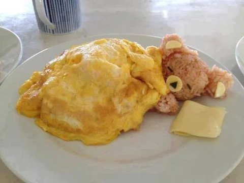 L'omelette tendresse...