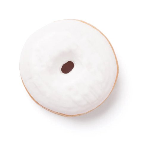 Donuts au chocolat blanc