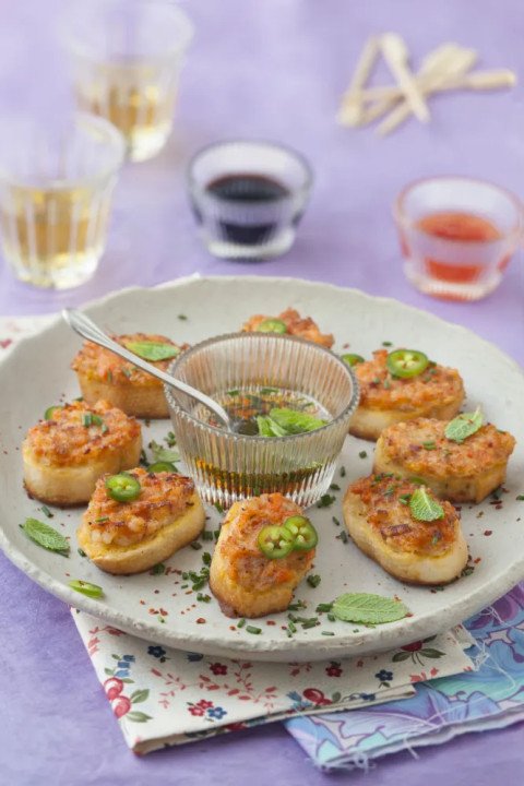Toasts vietnamiens aux crevettes