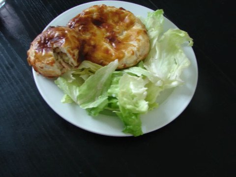 Chaussons aux deux poissons et courgettes