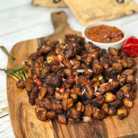 Kelewele (bananes plantain frites épicées)