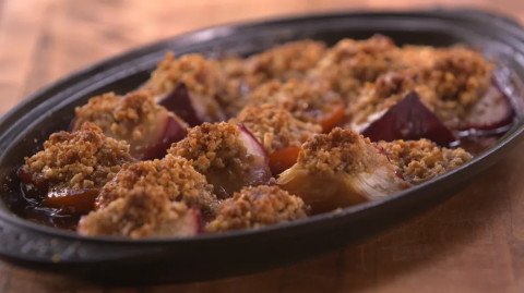 Fruits d'été farcis aux noix par laurent mariotte