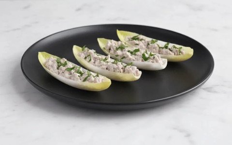 Endives farcies au thon et fromage frais