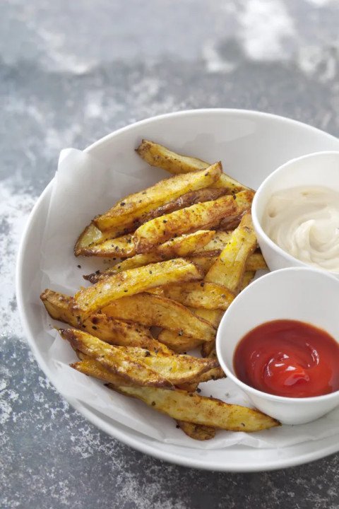 Frites light au four