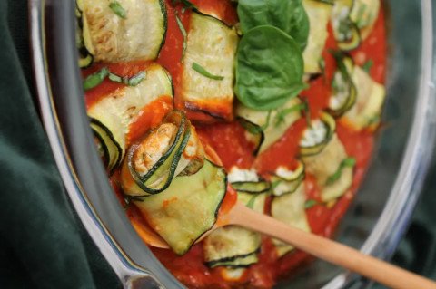 Involtini de courgettes