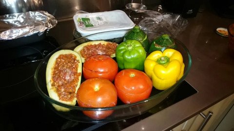 légumes du soleil farcis bolognaise