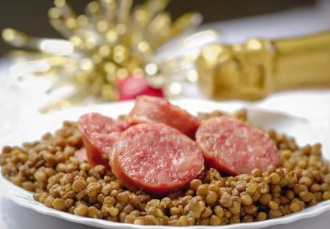Saucisses aux lentilles au Companion