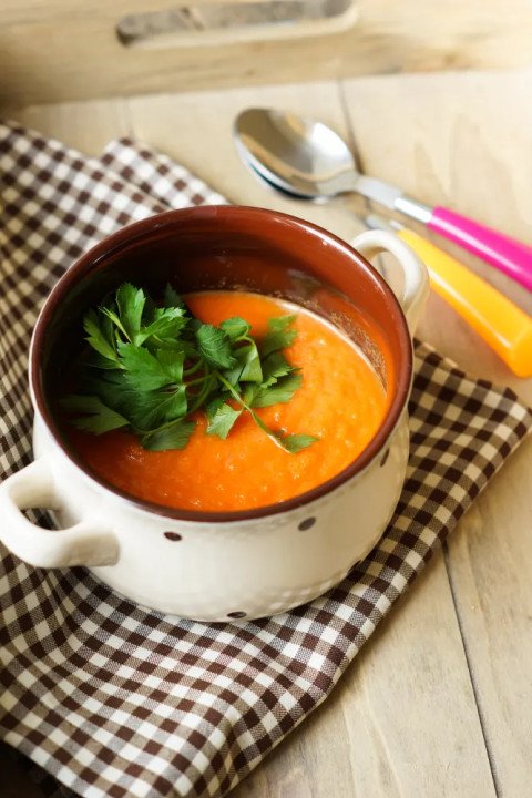 Velouté de carottes onctueux