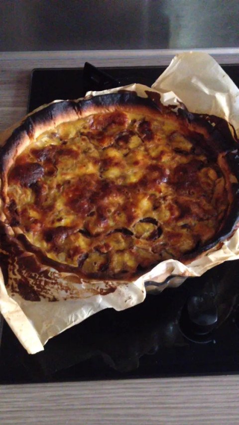 Tarte choco bananes  facile