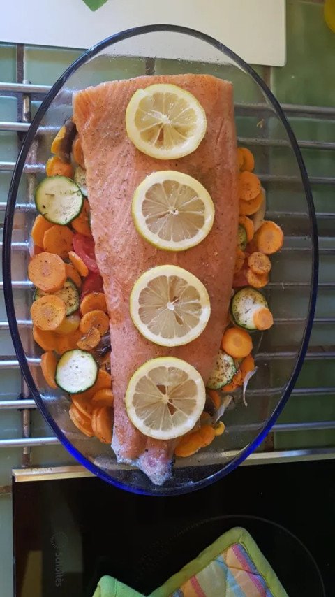 Saumon au four facile et léger