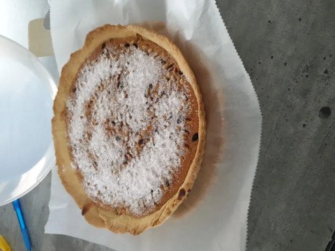 Tarte aux  pignons et sa frangipane