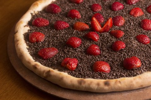 Tarte fraises et chocolat