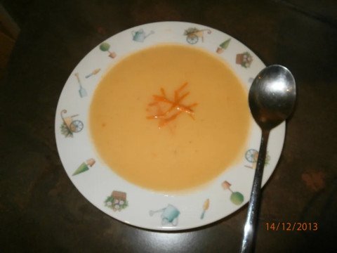 Velouté de topinambours au curry
