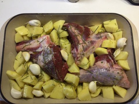 Souris d'agneau à la crème