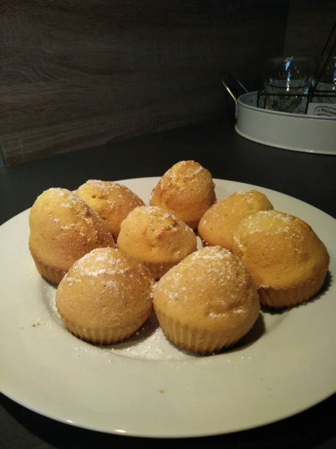 Madeleines au beurre de cacahuètes