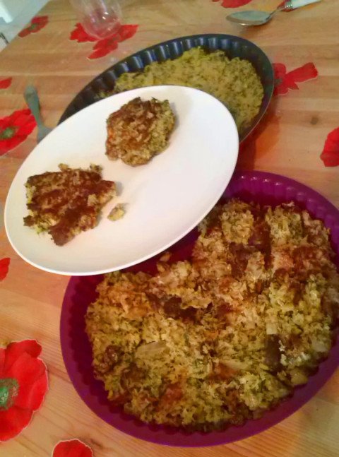 Galette de légumes variés