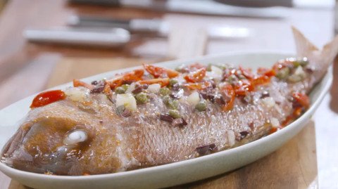 Dorade grillée au thym de Provence par Laurent Mariotte