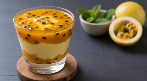 Mousse de fruits de la passion