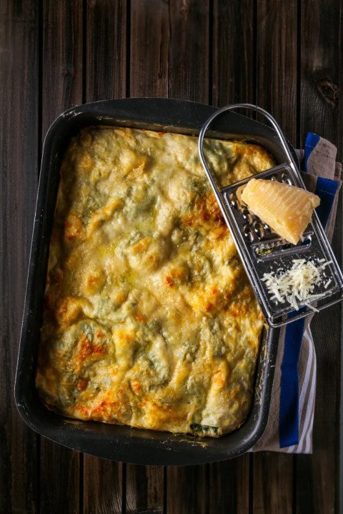 Lasagnes à la ricotta et au basilic